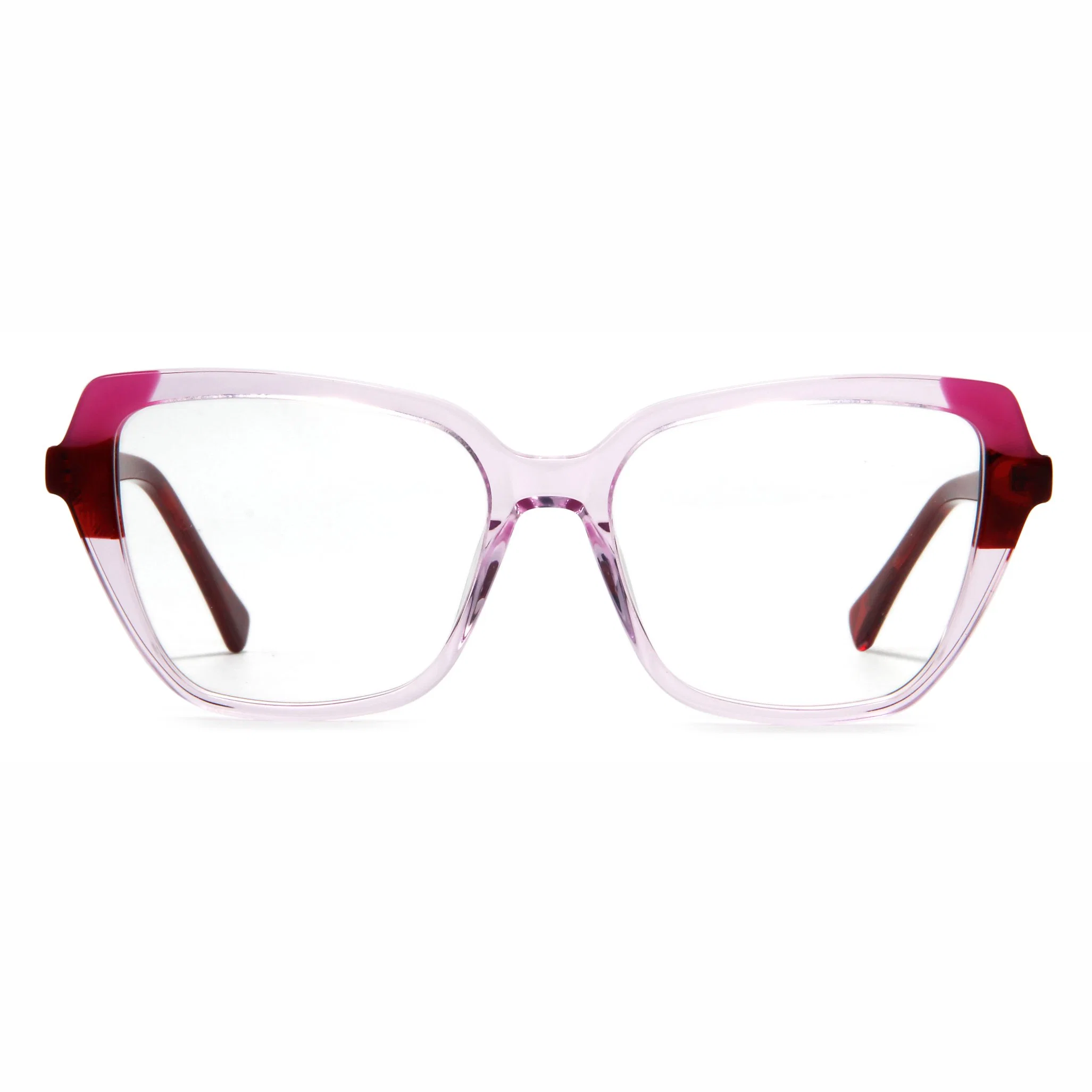 Nouvelle mode femmes Csystal Acetate lunettes Retro Eyewear cadre optique