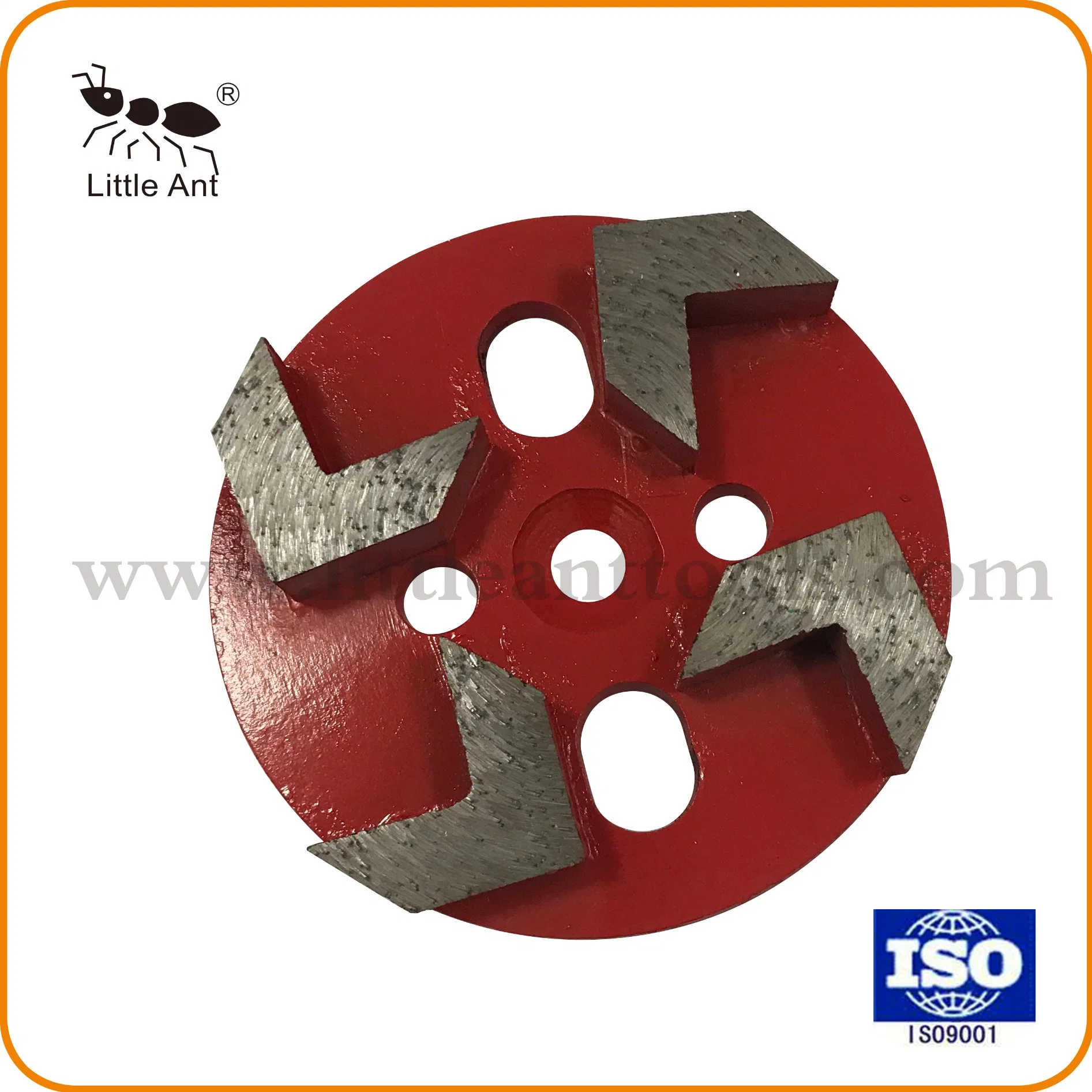 4"/100mm Metal Bond Diamond Segment Grinding Plate Abrasive Disk Hardware Tools for Concrete Stone