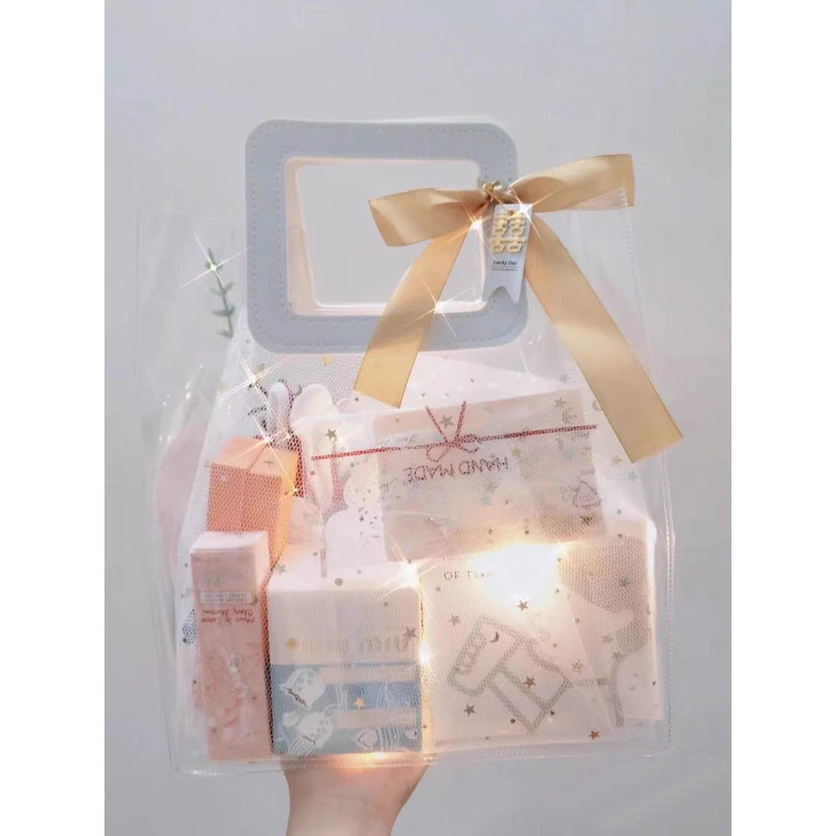 PVC Transparent Hand Bag High-Grade Gift Bag Wedding