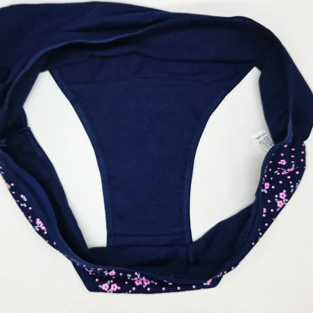 Slips en coton doux 2XL-4XL pour femmes, imprimé intégral, sous-vêtements.