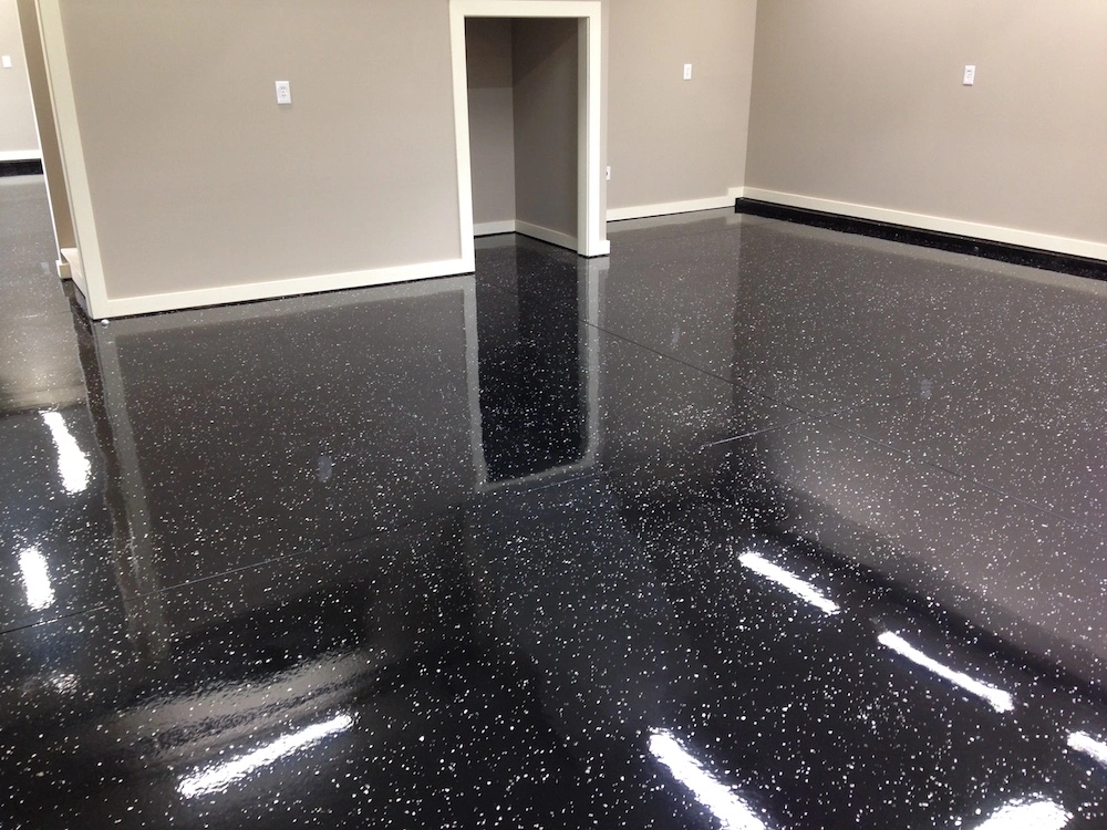 Holographic Glitter Epoxy Floor Coating for 200 Sq FT