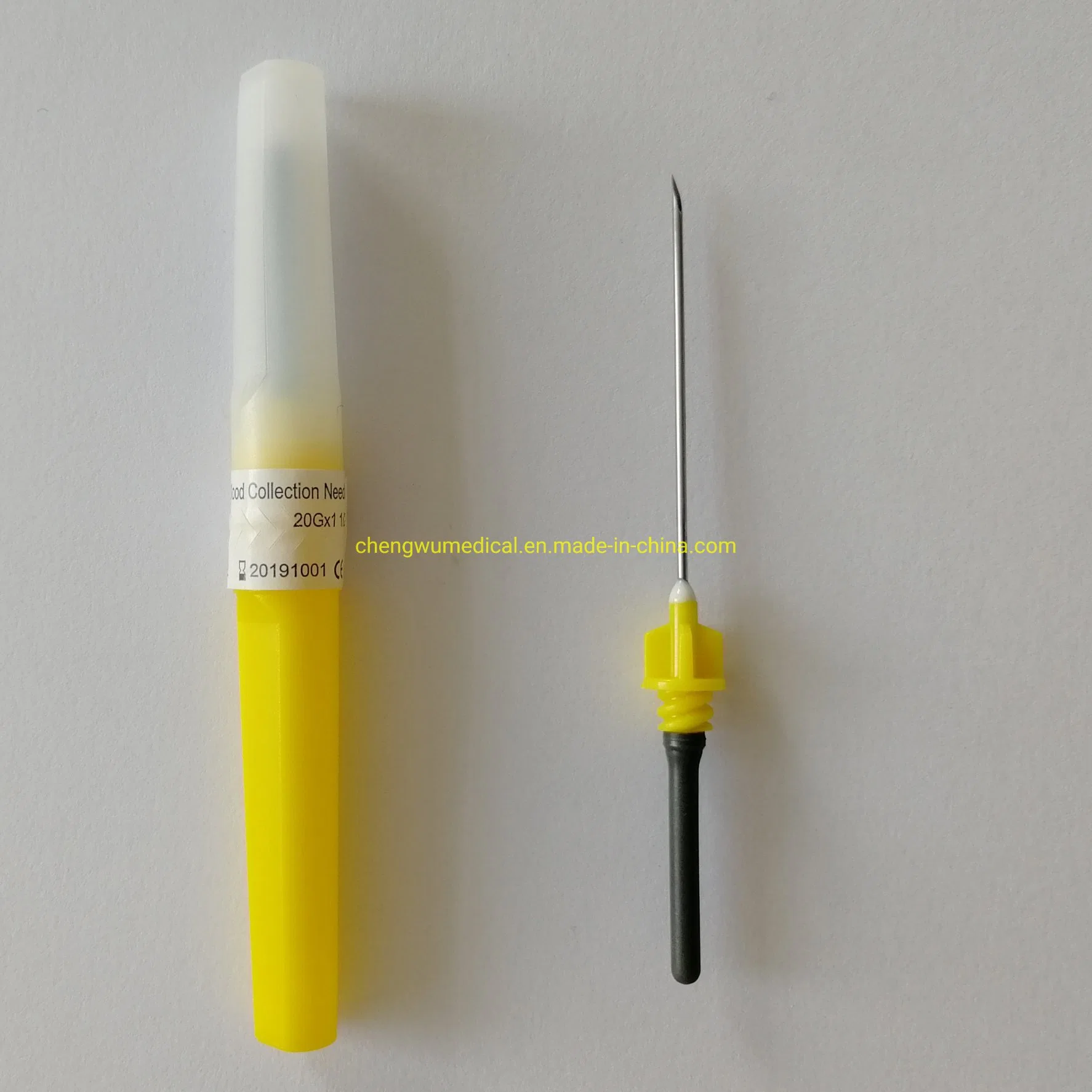 18g La sécurité de type stylo jetable vide du tube de prélèvement des échantillons de test d'échantillonnage de l'aiguille de sang