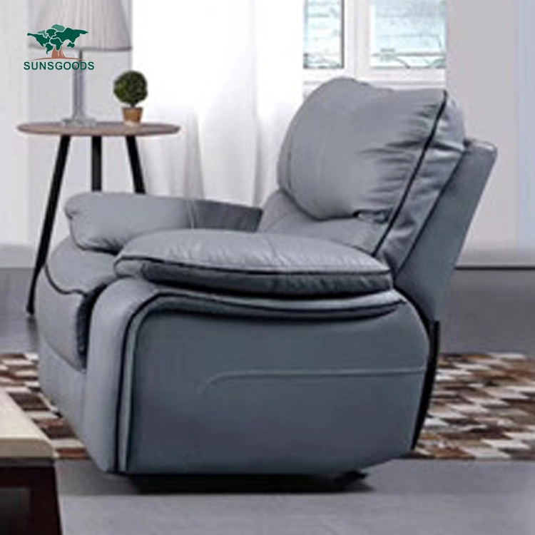 Best Selling Modern Furniture Genuine Leather Home Lounge Chair, Modern Corner Leather Sets