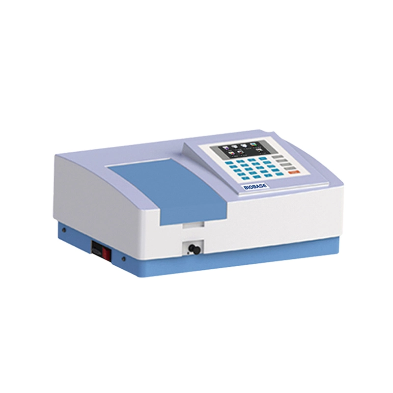 La spectroscopie UV à faisceau unique Biobase spectrophotomètre UV/Vis pour Lab