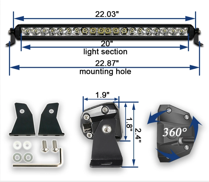 Emark R112 R10 R149 Auto Car LED Light Bar