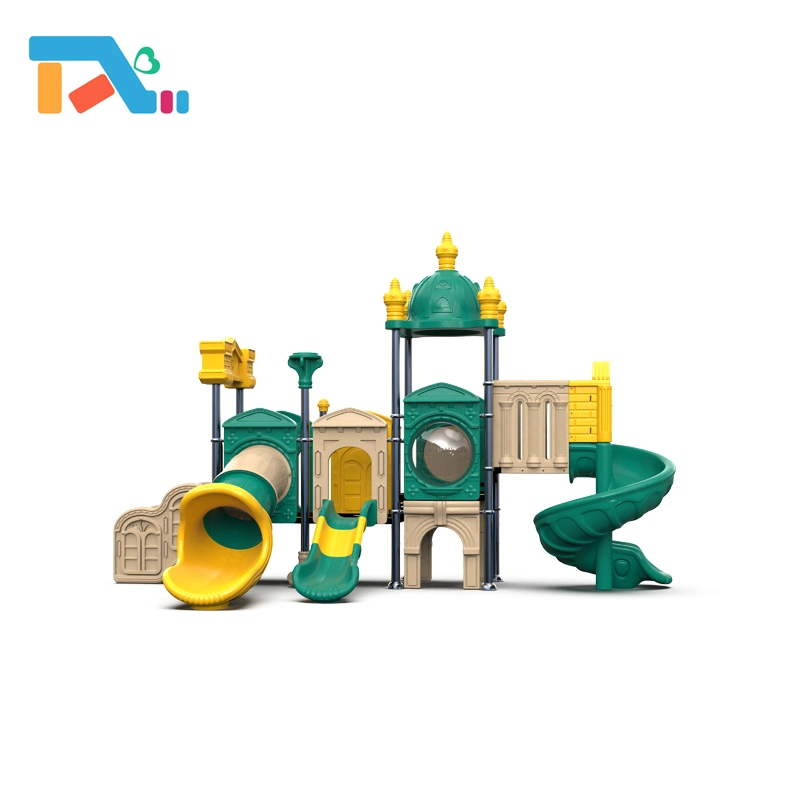 High quality/High cost performance Multifunctional Children Outdoor Play Area Playground Wholesale/Supplier Plastic Slide Set for Children