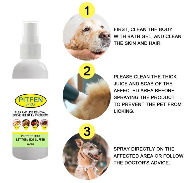 Flea Killer Spray Drops Pet Products Pet Supplies Pet Supply