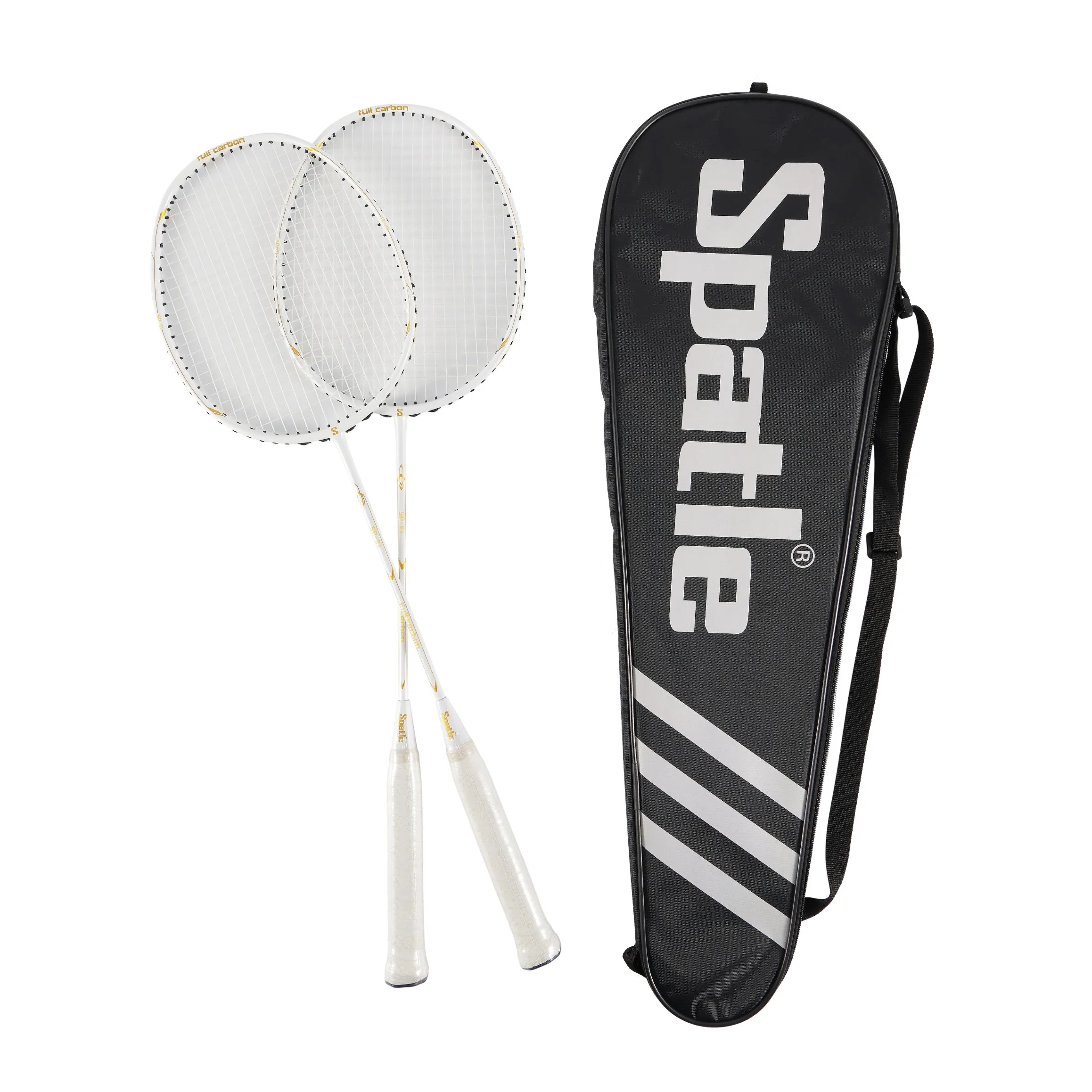 High Tension Full Carbon Fiber Badminton Rackets Professional Offensive Racquet Speed Sports