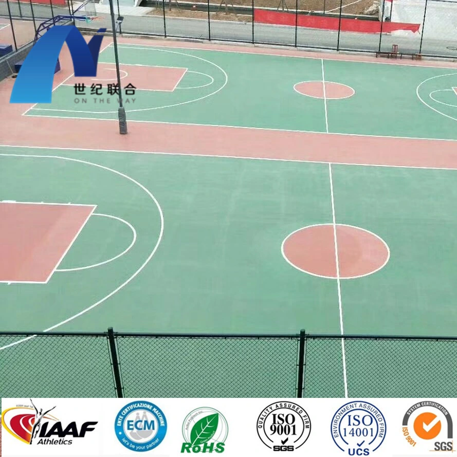 Super Anti UV Silicon PU Underlying Layer Sealant Courts Sports Surface Flooring Athletic Running Track