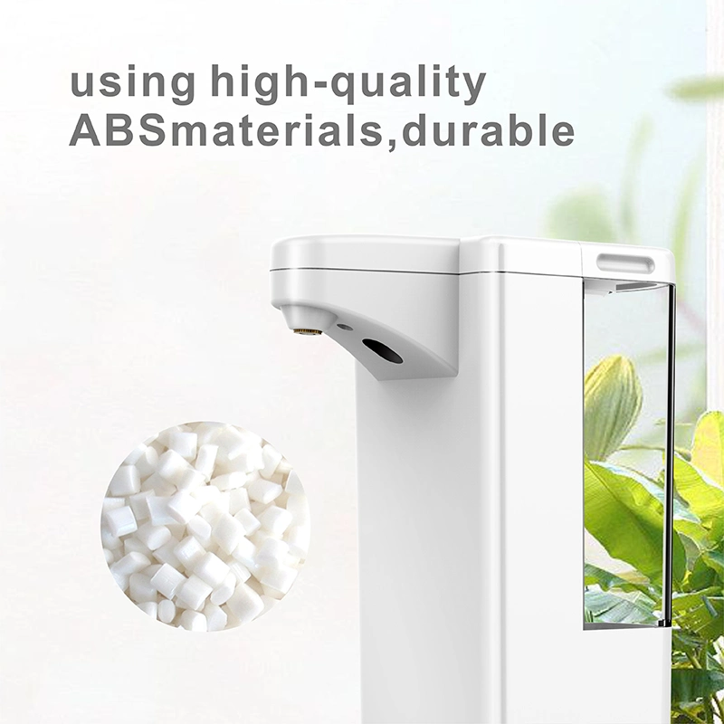 600 ml silicona ABS Material PC de espuma de la batería líquido para dispensador de jabón Spray Hotel