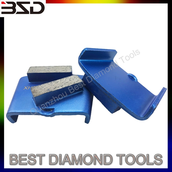 Two Segment Trapezoid Diamond Metal Bond Floor Grinding