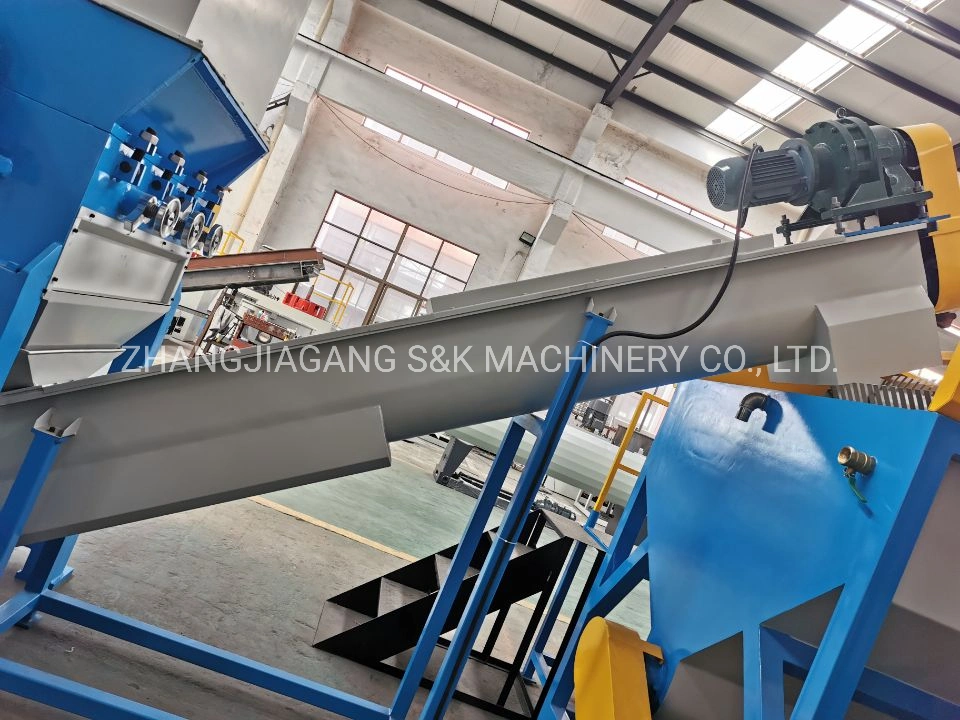 300kg PE PP Plastic Floating Film Recycling Cursher Cleaning Washing Production Line