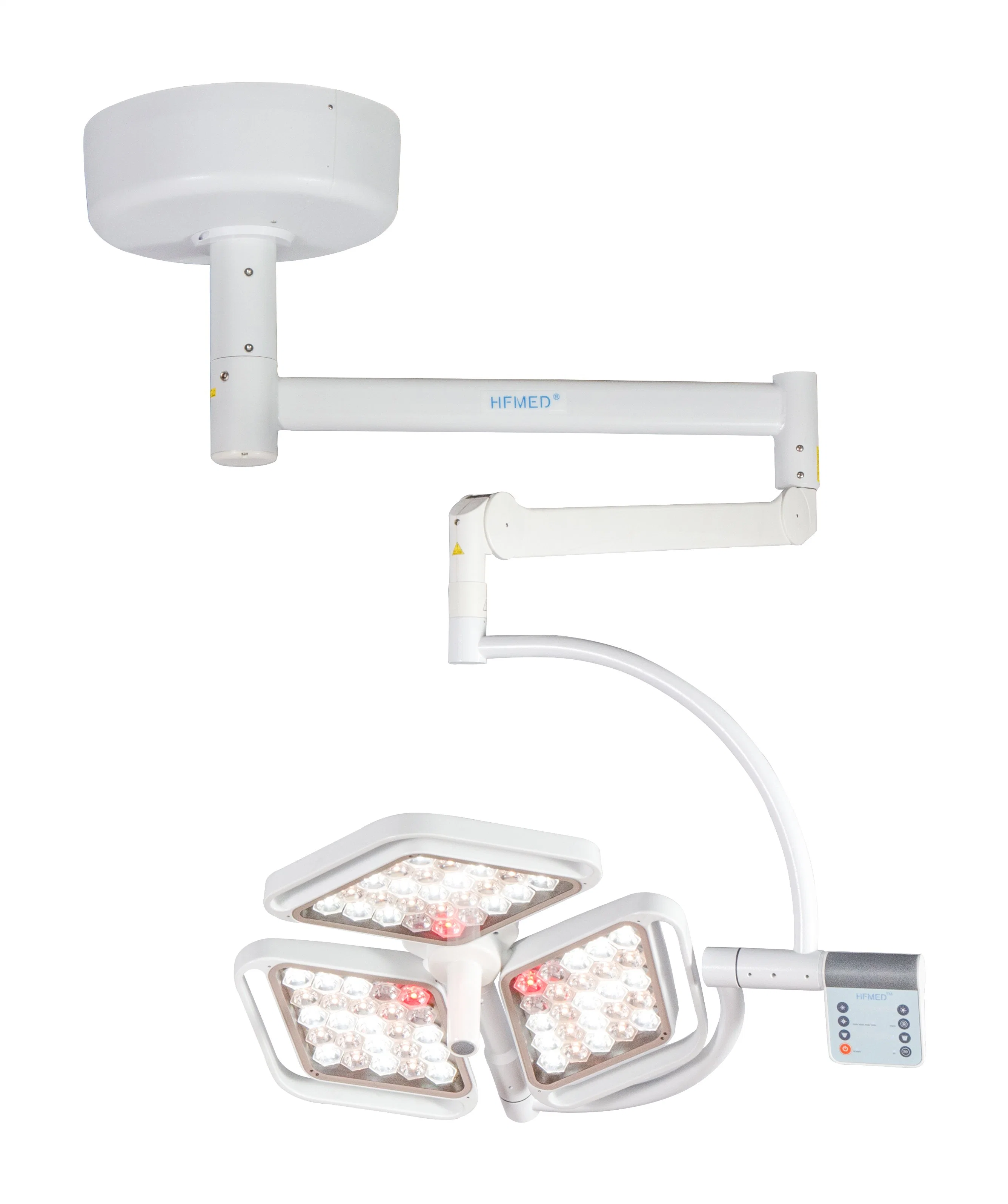 Nouveau design plafond médical opération chirurgicale Shadowless lampe LED avec prix de la caméra (HF-L3+3)