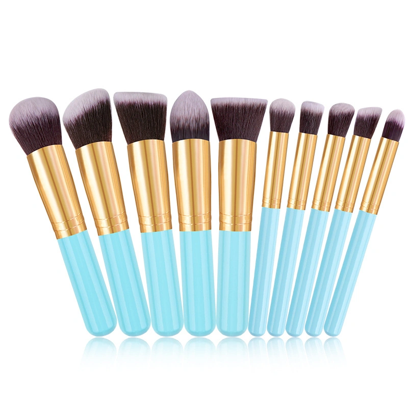 Wholesale 10PCS Set Makeup Brush Foundation Brush Blush Brush Cosmetics Kit