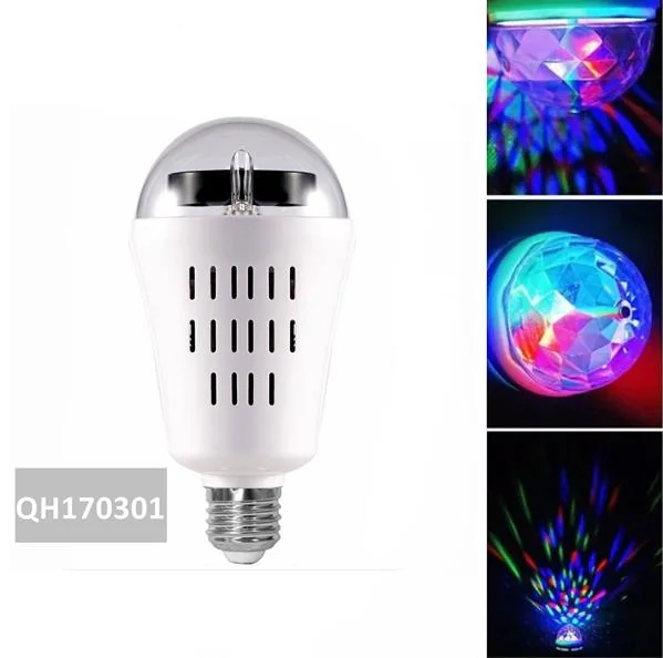3W Party Magic Ball RGB Colorful Laser Projection Festival LED Bulb DJ Stage Lights Disco Light Lamp