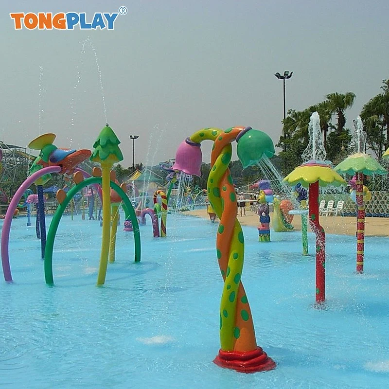 Water Park Splash Spray Toys Crianças fibra de vidro Snake Shape Spray Design personalizado