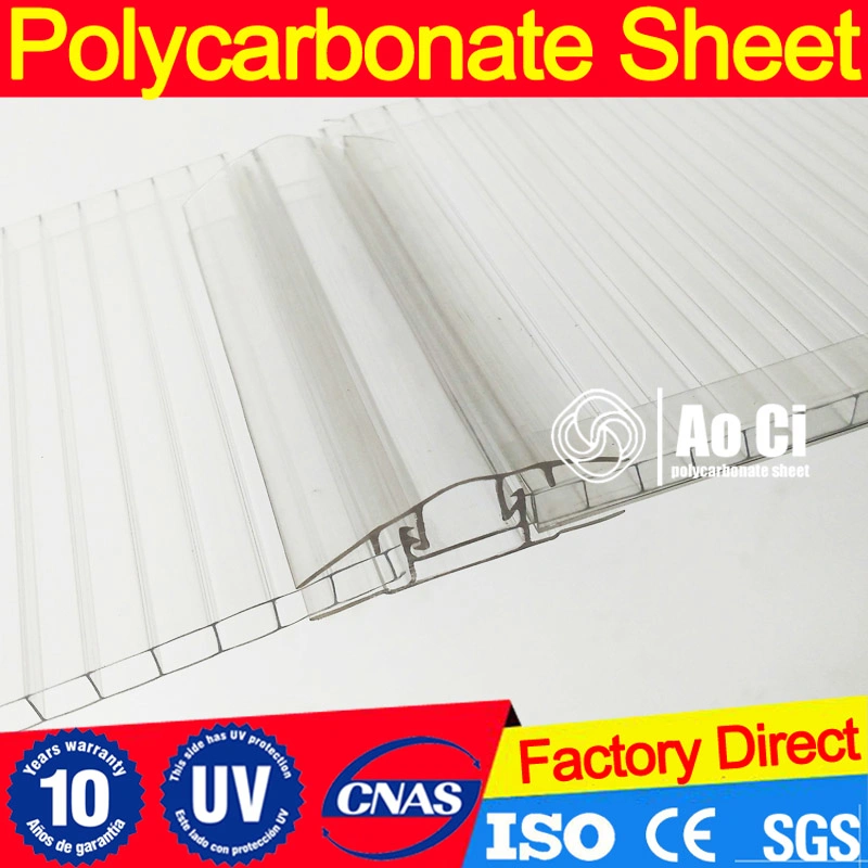 Polycarbonate Greenhouse 10mm Minimum Double UV Virgin Material