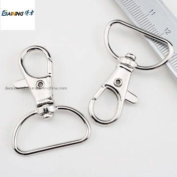 Wholesale Zinc Alloy Metal Wrist Lanyard Accessories Swivel Snap Hook