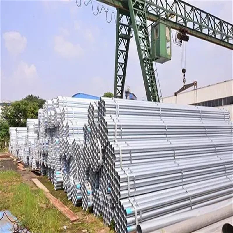 Fabricante China DIP caliente Gi andamios de construcción soldada de acero galvanizado redondo Pre tubo tubo cuadrado