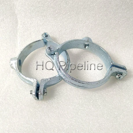 Galvanized Pipe Clamp Malleable Iron Split Ring Hangers