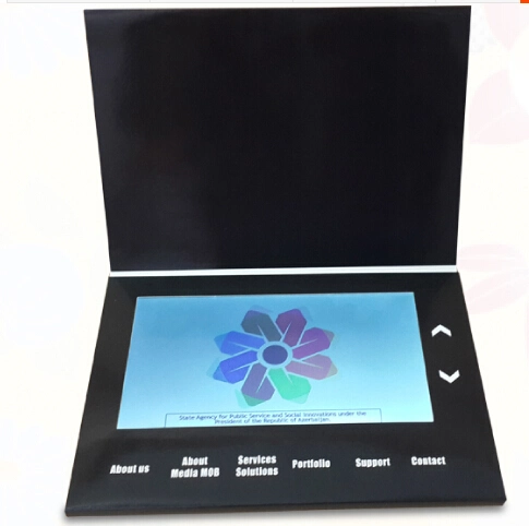 2023 Newest Fashion Design 7inch LCD Screen Video Greeting Card