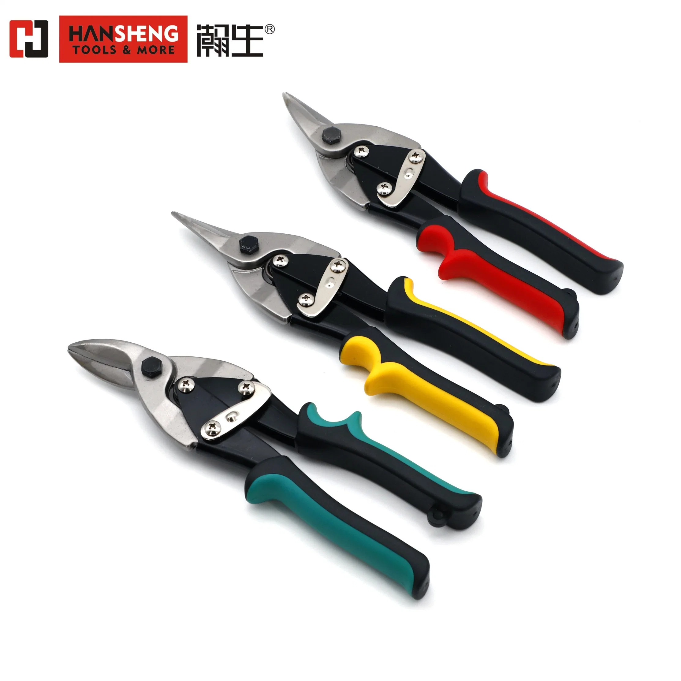 Professional Hand Tool, Hardware Tools, 10", Made of Cr-V, Cr-Mo, Heavy Duty, American Type, German Type, Taiwan Type, Aviation Snips, Snips