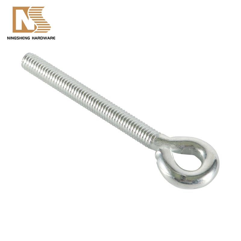 Anti-Rust Zinc Plated Fastener Long Thread Stainless Steel Lifting Eye Screw