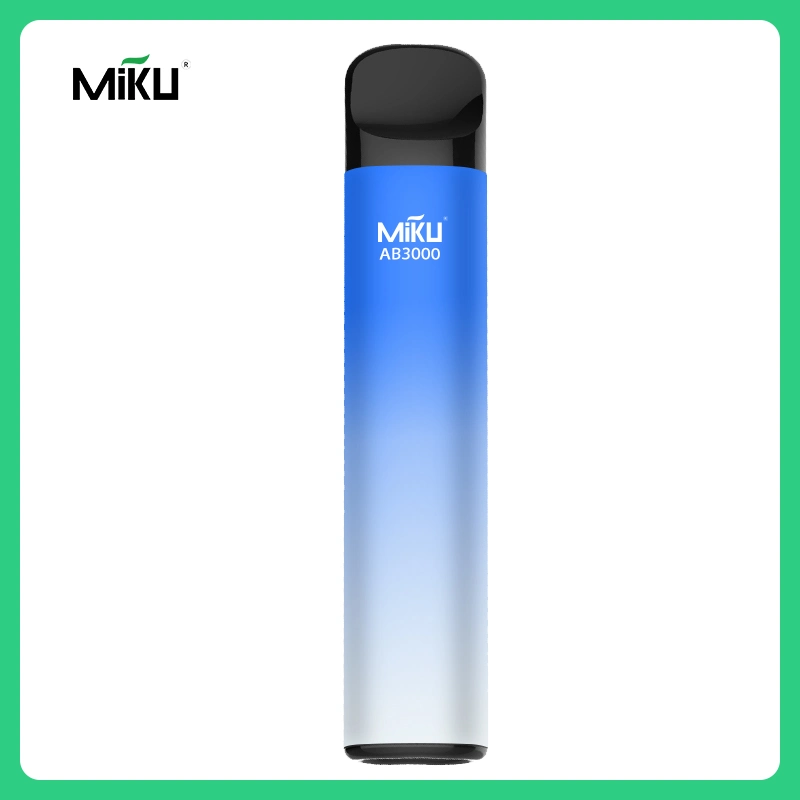 Одноразовые манжеты Miku Vape Ab3000 оригинальные сетчатые катушки прямые трапециюи Цена самых низких никотиновых оптовых испарителей 420 мА/ч.