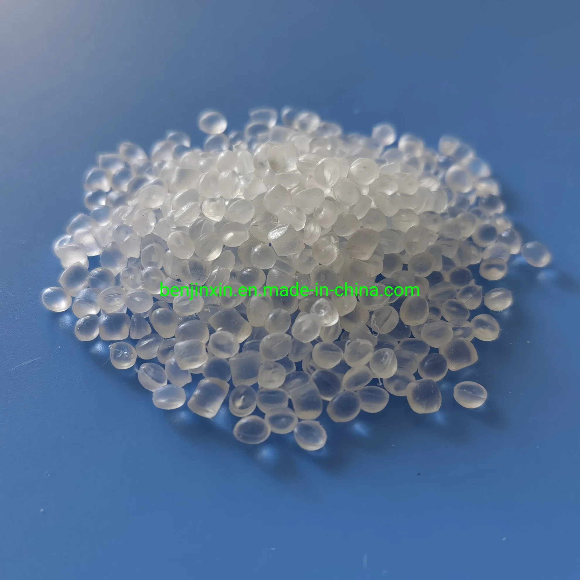 High Flow and Gloss Plastic Glass Filled EVA Granules Material for Electronics Components