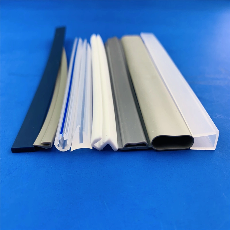 Various Shaped Extruded Silicone Rubber Profiles High Tear Strength