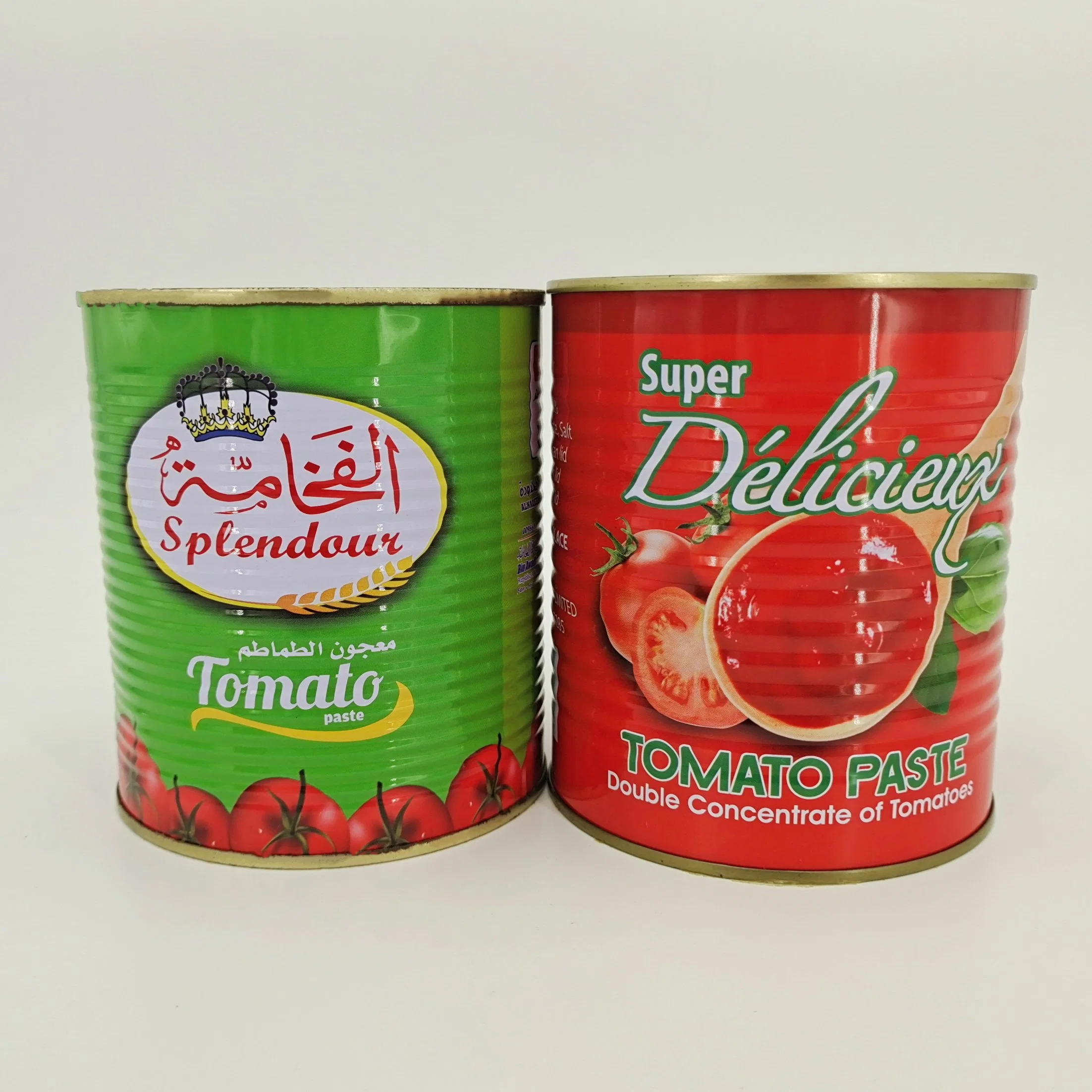 Boîte saine tomate pâte de tomates à double concentration 28-30% en conserve ou Sachet au Mali