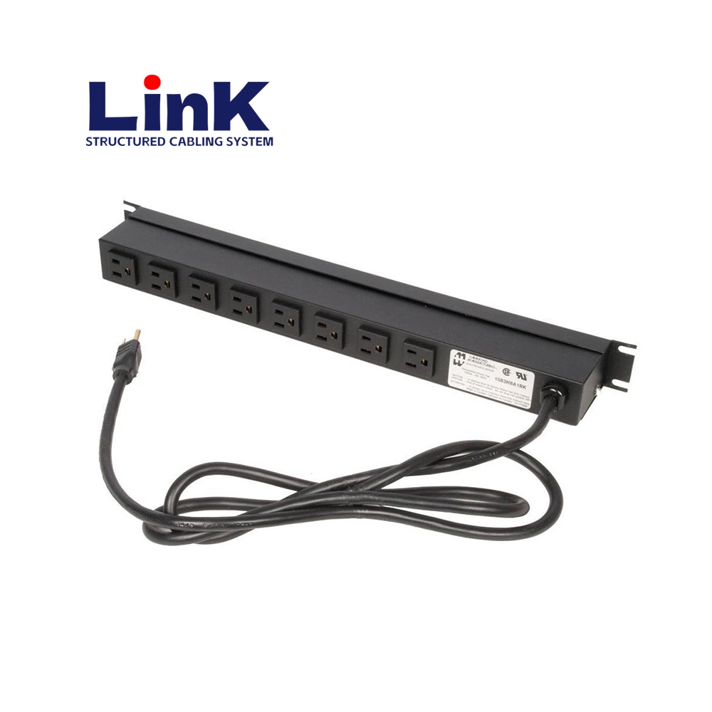 Basic Rack-Mounted PDU with 6/8/12 Surge-Protected Outlets and Circuit Breaker