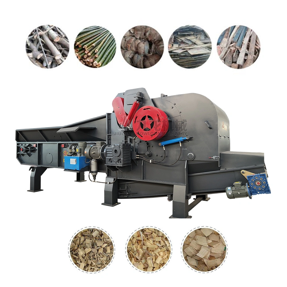 Muti-Functional Waste Wood Crushing of Used Pallet Old Template Wood Logs Crusher