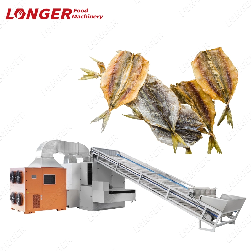 Conveyor Mesh Belt Dryer Meat Drying Machine Industrial Fish Drying Machine