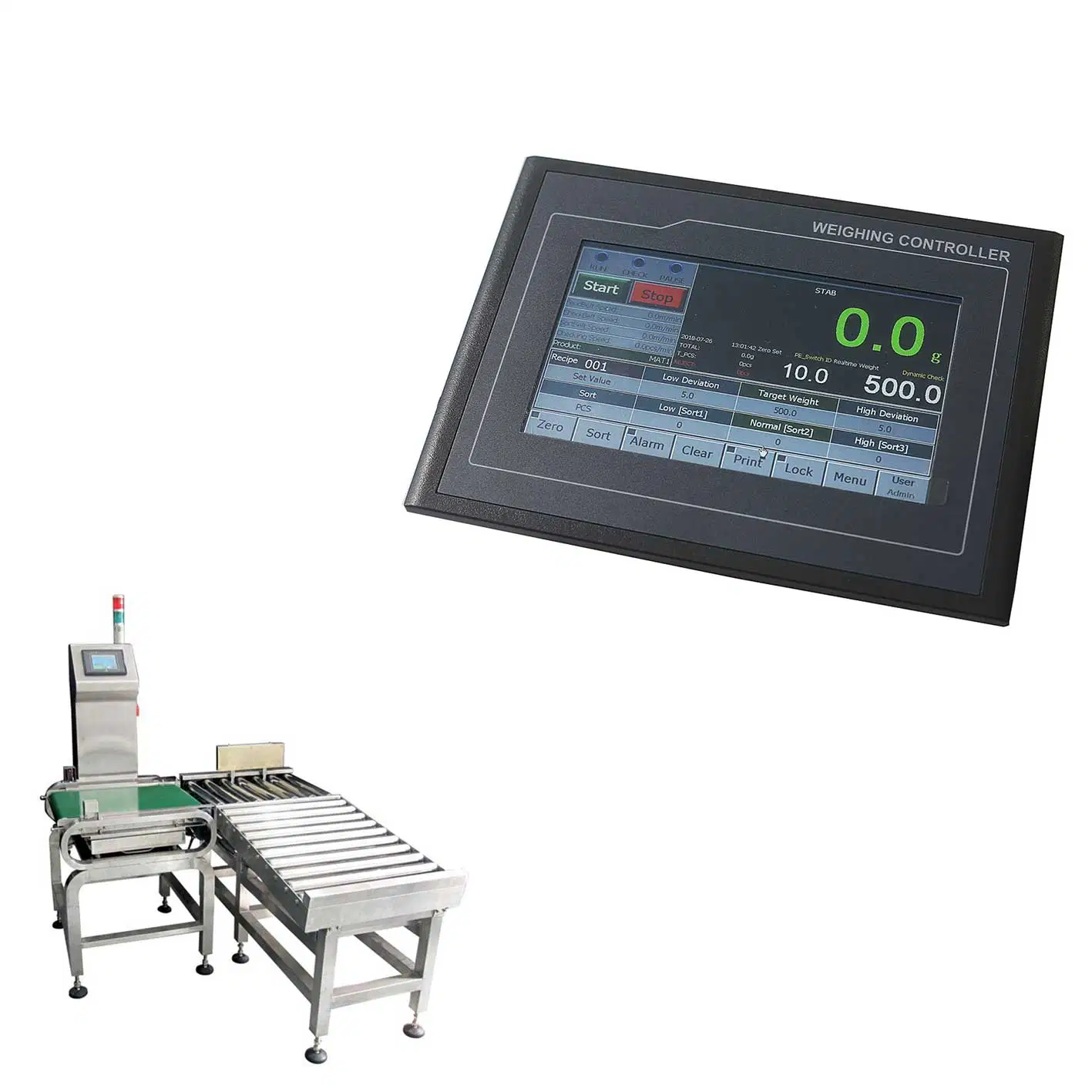 Supmeter Automatic Check Weigher Controller for Food Industry, Online Weight Checker Indicator