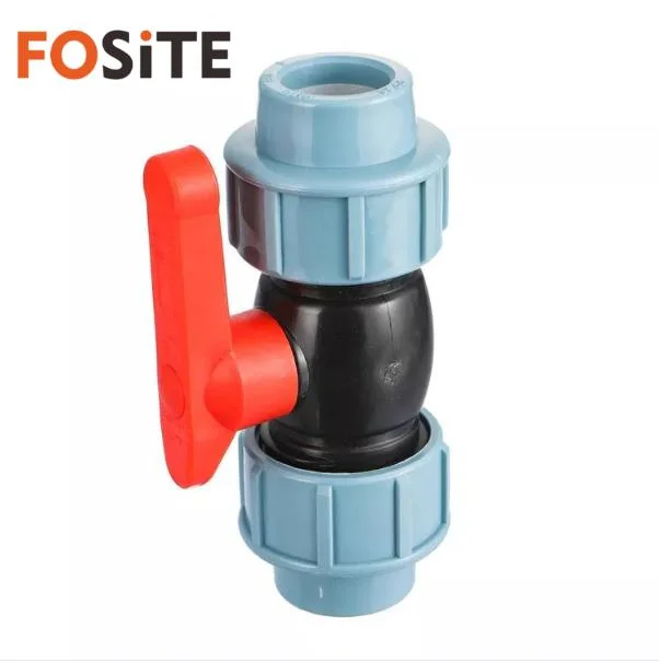 OEM ISO17885 CE PN16 PN10 Bewässerungsrohrfittings, Steckmontage Pressfittings PP PE PE PE Kunststoff Kugelventil