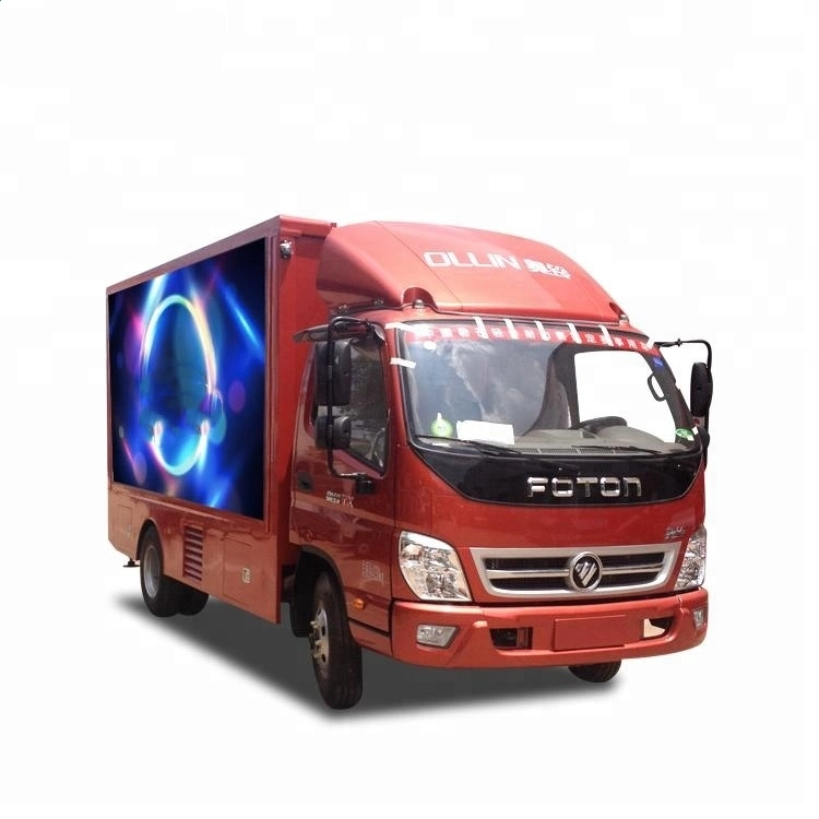 Outdoor LED Advertising Truck Mobile Stage Truck Trailer LED Outdoor Advertising Display P6