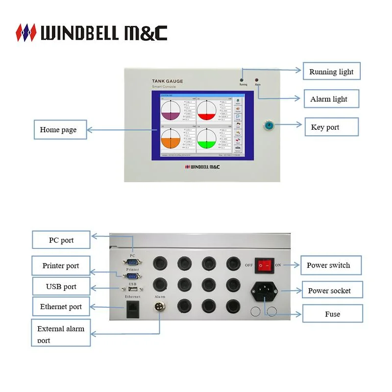 Measuring Fuel Dispenser Oil Gauge Equipment Automatic Tank Gauge for Petrol Station