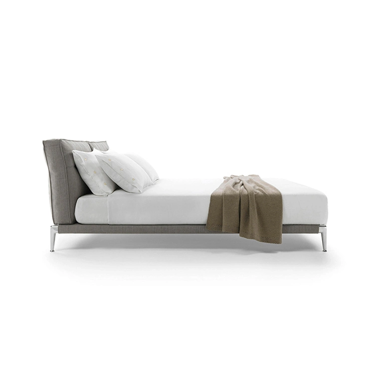 Schlafzimmer Bettwäsche Möbel Marke Design Stoff Bett China Großhandel/Lieferant Modern Kingsize-Bett