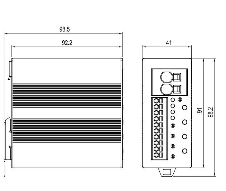 Svlec Multi-Channel Electronic Circuit Breaker for Protecting Four Loads at 24 V DC in The Event of Overload and Short Circuit.