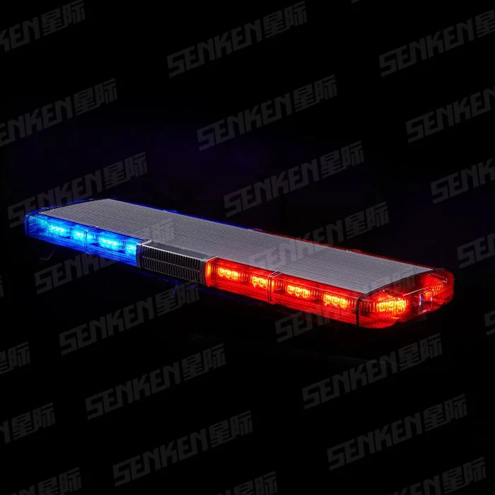 70W 137mm Thin Speaker 4 Colors Emergency Warning Police Car LED Emergency Light Bar