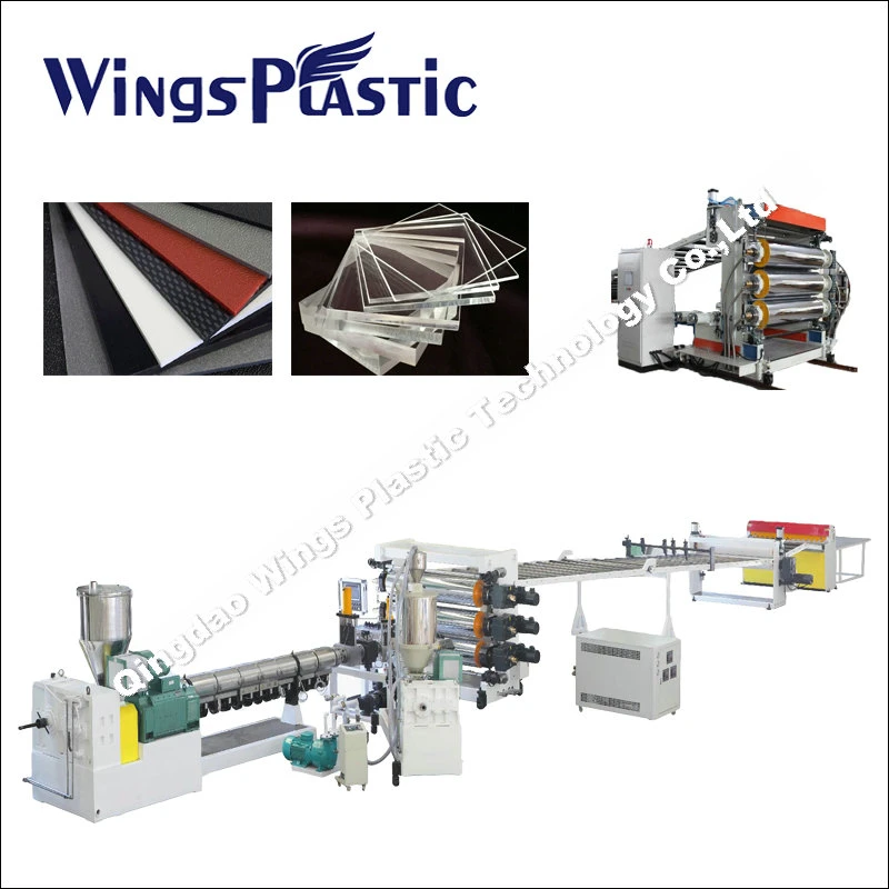 Plastic Sheet Extruder PVC Sheet/Plate/Board Extrusion Line