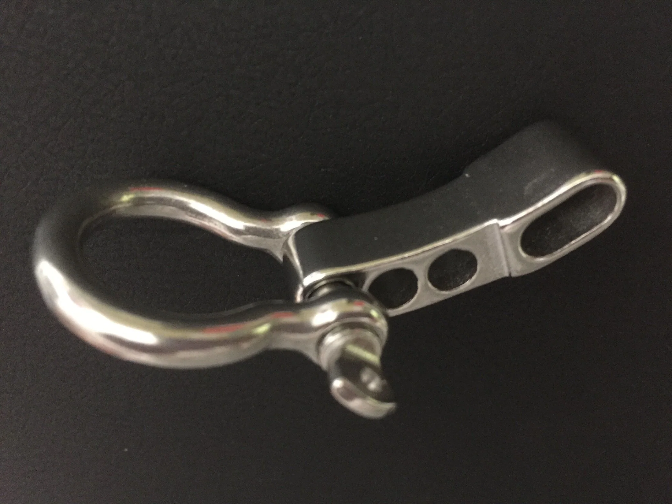 European Large Adjustable Shackle with Clevis Pin and 4 Holes