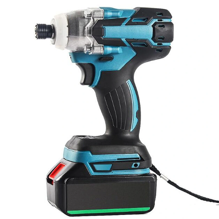 Chargeable Battery Cordless Electric Impact Power Drills Adjustable Torque Wrench