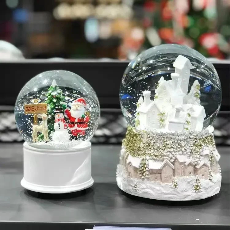 DIY Snow Globe Ornament Resin Crafts for Gifts