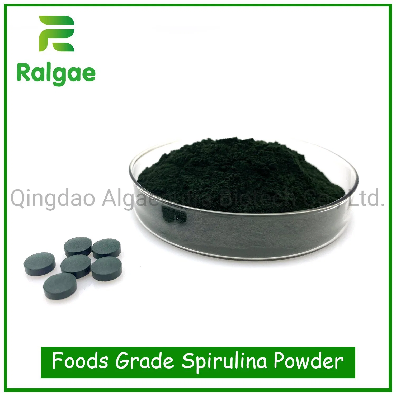 China Spirulina Farm Natual Foods Grade Alga Spirulina CAS 724424-92-4