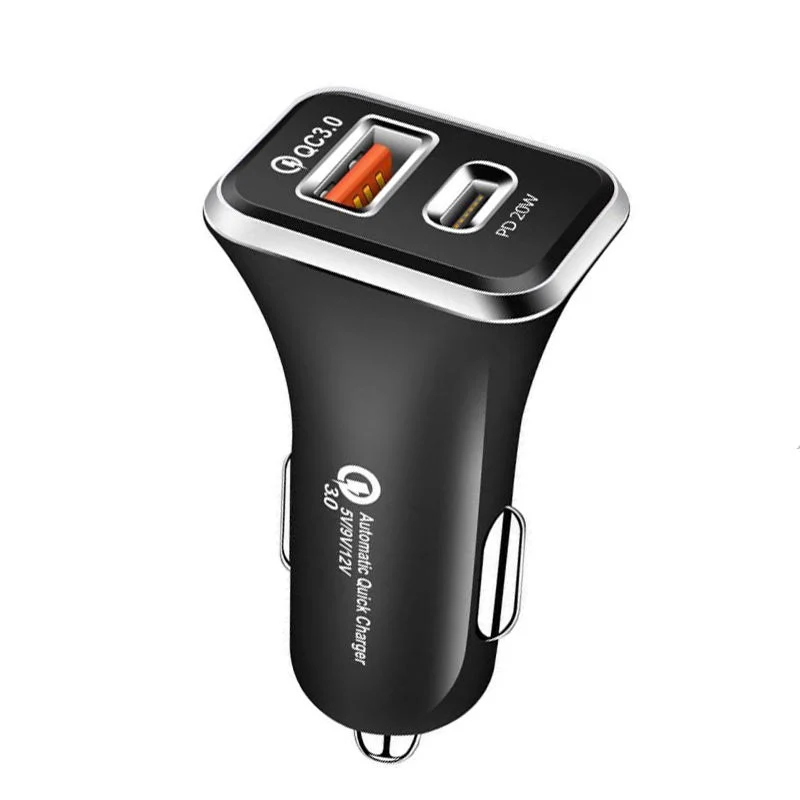 Type C USB High quality/High cost performance 25 W Pd Dual Port Phone Car Charger Dual Port