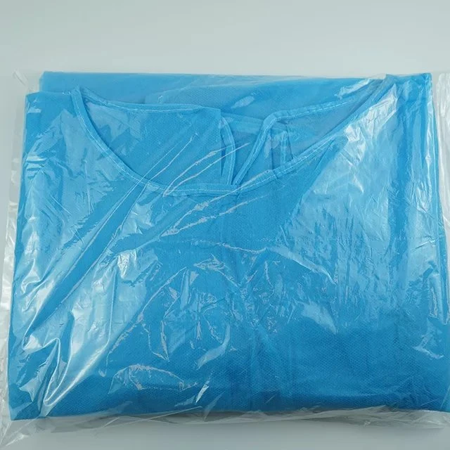 Customize Disposable Nonwoven Waterproof solation Xxxl Size Gown SMS/PP/PE 45GSM AAMI: Pb70 Level 3 Cass2 Cass 3 Suits with Ce, ISO, FDA Approved