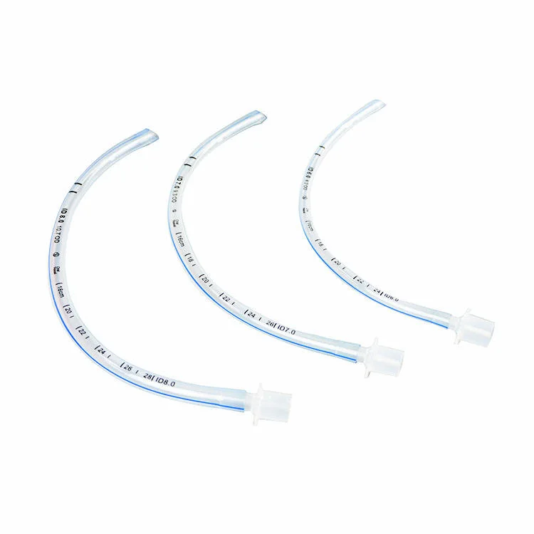 Wholesale/Supplier Medical Consumables China Manufacture Disposable Oral/Nasal Endotracheal Tubes Without Cuff