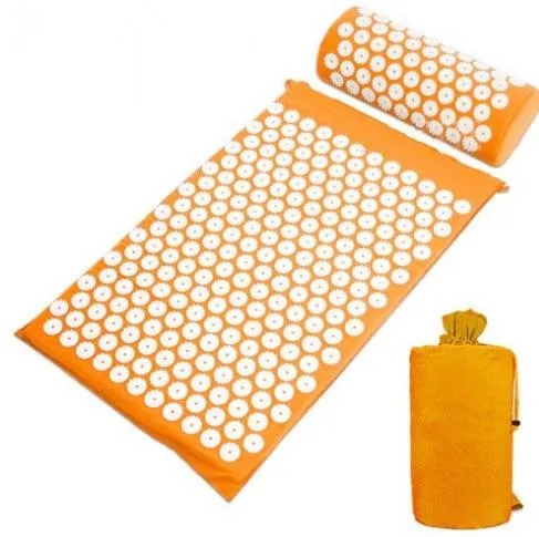 El alivio del dolor corporal Mat y Set de Regalo almohada Relax muscular acupresión Yoga Mat